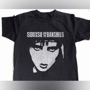 NWoT Siouxsie and the banshees black Tshirt unisex large by impact merchandising